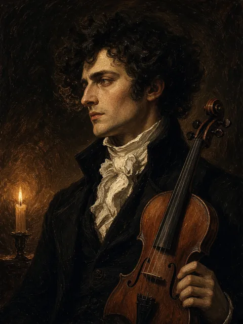 Nineteenth-century violinist